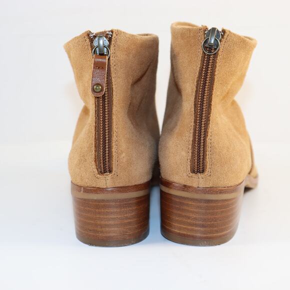 Soludos Tan Suede Ankle Boots – Size 8.5 – Leather Upper - Picture 3 of 6